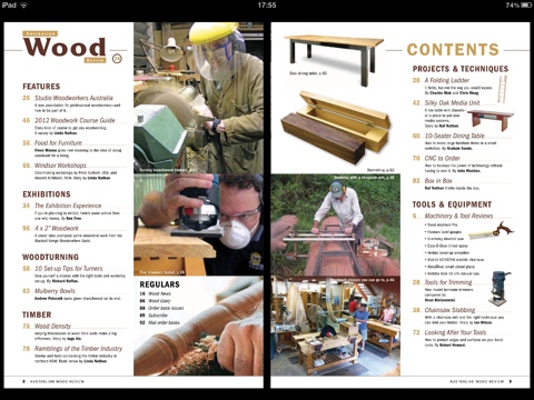 woodworking magazines for ipad